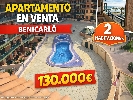 BENICARLO , Urb.MARINA PARC, PISO 2 Hab+ BALCON VISTAS MAR + GARAJE + PISCINA CO